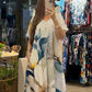 👗 Sukienka z krótkim rękawem z nadrukiem