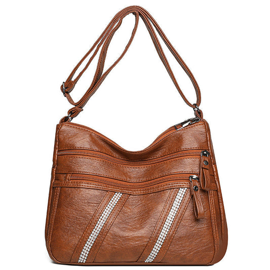 👜Miękka skórzana torba crossbody o dużej pojemności