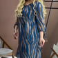 ✨Damska luźna sukienka z modnym nadrukiem