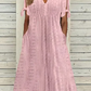 👗Elegancka damska sukienka z dekoltem w szpic