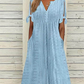 👗Elegancka damska sukienka z dekoltem w szpic