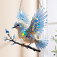 🐦✨Ozdoba do kolorowania Crystal Sky Cygnet