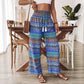 👖Damskie spodnie z wysokim stanem z nadrukiem boho