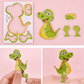 🎁Puzzle 3D z motywem kreskówkowym 🦖 – rozwijają zręczność manualną i logiczne myślenie