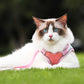 🐱Odblaskowa uprząż dla kota z smyczą zapobiegająca ucieczkom