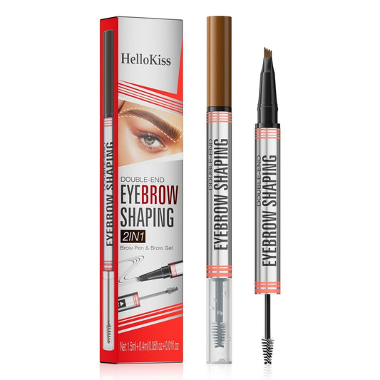 🔥Kup 1 i otrzymaj 1 gratis🔥 Dwa w jednym: kredka do brwi + żel modelujący dla naturalnie pełnych brwi🥳