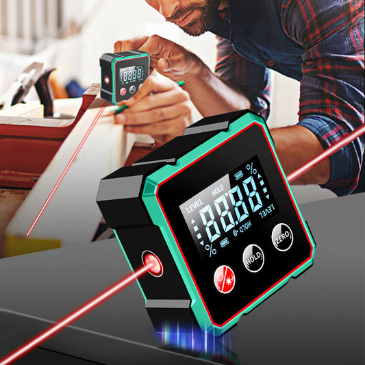 Elektroniczny laserowy cyfrowy inklinometr magnetyczny