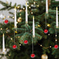 🎁Wyprzedaż: 49% zniżki🎄Choinkowa świeczka LED przezroczysta kryształowa bombka🕯️