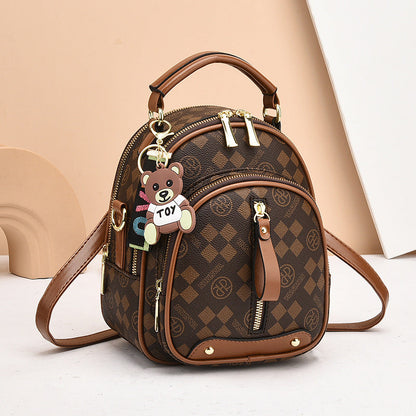 👜Modna torba o dużej pojemności z nadrukiem w romby w stylu vintage
