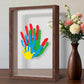 🎁 Idealny prezent — zestaw do odciskania dłoni dla całej rodziny  🖐️🎨 Nietoksyczny, bezzapachowy i całkowicie bezpieczny 👨‍👩‍👧‍👦💝