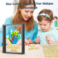 🎁 Idealny prezent — zestaw do odciskania dłoni dla całej rodziny  🖐️🎨 Nietoksyczny, bezzapachowy i całkowicie bezpieczny 👨‍👩‍👧‍👦💝