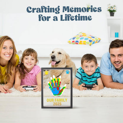 🎁 Idealny prezent — zestaw do odciskania dłoni dla całej rodziny  🖐️🎨 Nietoksyczny, bezzapachowy i całkowicie bezpieczny 👨‍👩‍👧‍👦💝