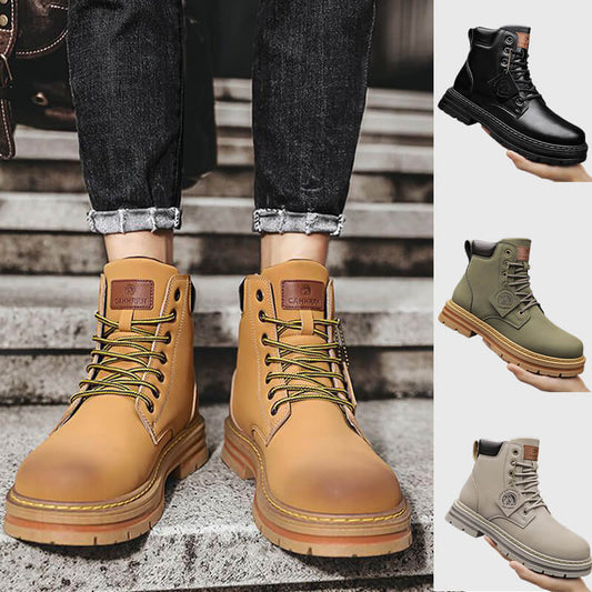 🔥Klasyczne męskie buty motocyklowe w stylu vintage