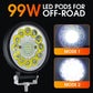 🏍️Bardzo jasna lampa robocza LED o mocy 99 W 💡