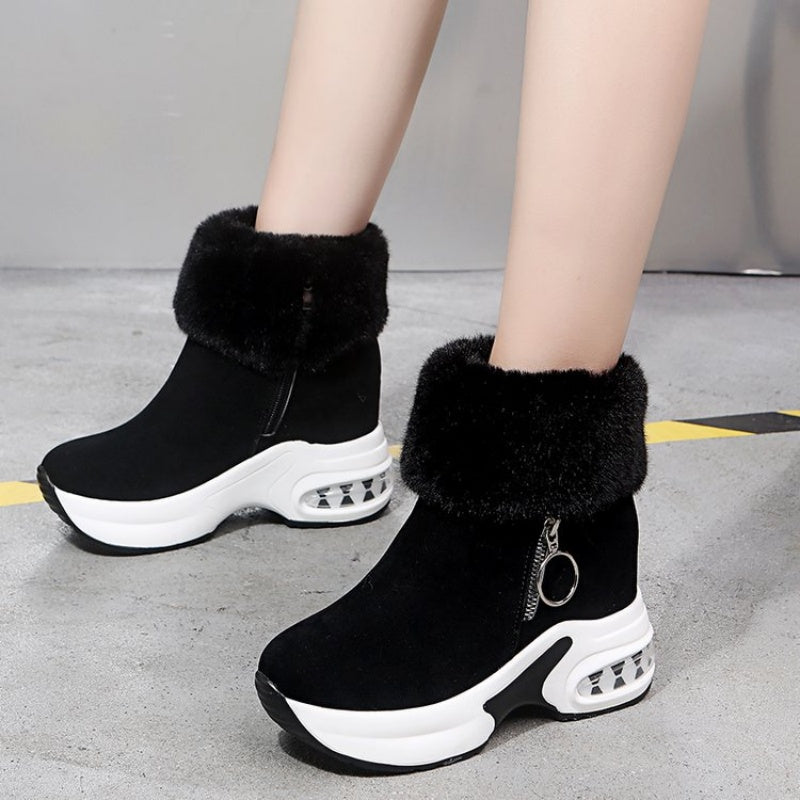 Soft, cosy, height-enhancing ankle boots for women – stylish, comfortable and versatile shoes🥰