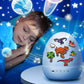 🎅Oferty świąteczne🎵Dziecięcy muzyczny projektor nocnej lampki w kształcie jaja dinozaura