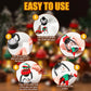 🔥🎁Świąteczna dekoracja Mini lampion w kształcie bałwanka z czapką i szalikiem⛄