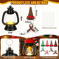 🔥🎁Świąteczna dekoracja Mini lampion w kształcie bałwanka z czapką i szalikiem⛄
