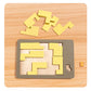 🧩 Drewniane puzzle Tangram – 7 kolorowych geometrycznych kształtów do kreatywnej nauki i rozwoju logicznego myślenia 🔺🔷