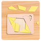 🧩 Drewniane puzzle Tangram – 7 kolorowych geometrycznych kształtów do kreatywnej nauki i rozwoju logicznego myślenia 🔺🔷
