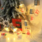 🎄Vintage świąteczna girlanda dekoracyjna — lampki LED🎅💡
