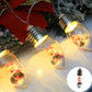 🎄Vintage świąteczna girlanda dekoracyjna — lampki LED🎅💡