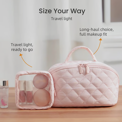 💄👜 Duża pojemna kosmetyczka z uchwytem 🥰