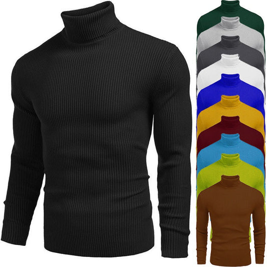 💖  Men's Soft Knit Turtleneck Sweater