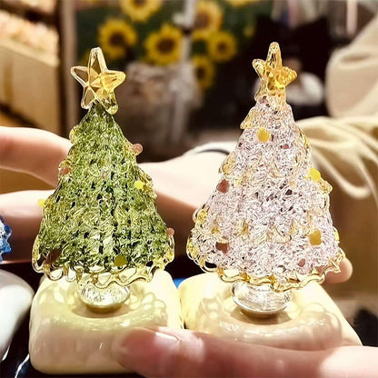 ✨🎄Ręcznie wykonana obrotowa szklana ozdoba choinkowa