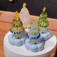 ✨🎄Ręcznie wykonana obrotowa szklana ozdoba choinkowa