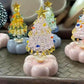 ✨🎄Ręcznie wykonana obrotowa szklana ozdoba choinkowa