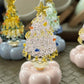 ✨🎄Ręcznie wykonana obrotowa szklana ozdoba choinkowa