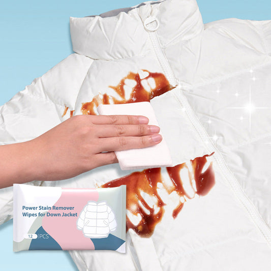 ✨Silnie działające chusteczki do usuwania plam z kurtek puchowych