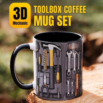 🏆🔨Zestaw narzędzi mechanicznych 3D Kubek do kawy☕