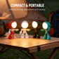 Kreatywna mini lampa stołowa w kształcie robota