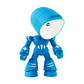 Kreatywna mini lampa stołowa w kształcie robota
