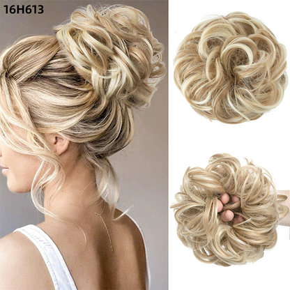 ✨Gotowa do noszenia opaska do włosów typu messy bun