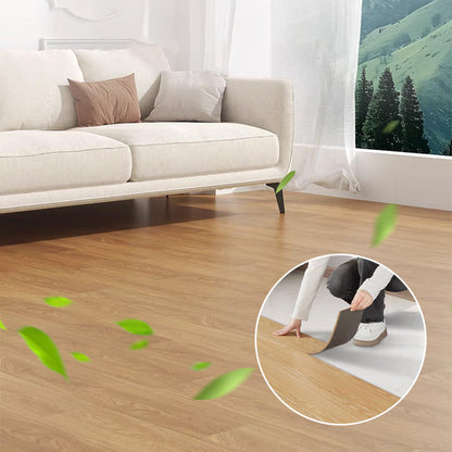 🧱🏠 Płytki podłogowe z imitacją drewna, samoprzylepne, wodoodporne i łatwe w montażu 🌿