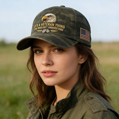 🦅Regulowana czapka baseballowa z motywem orła🧢