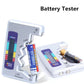 🔋✨ Tester Baterii – Uniwersalny, Precyzyjny &amp; Kompaktowy! Sprawdź Stan Naładowania w Kilka Sekund! ✨