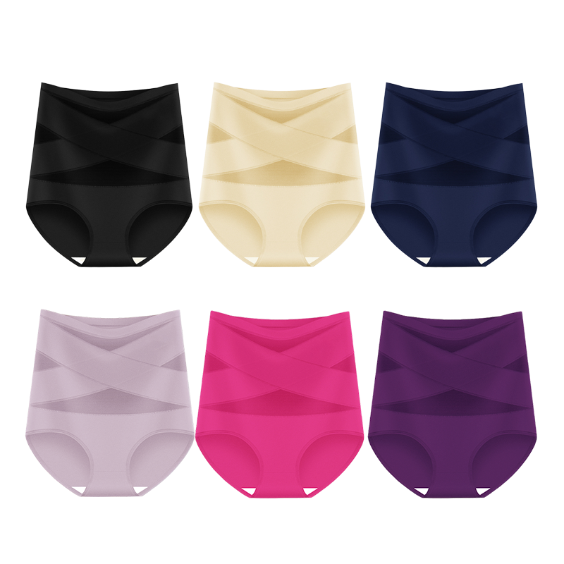 🌸 Högmidjade figurformande trosor med magkontroll (✨3-pack✨) – Plus size-15