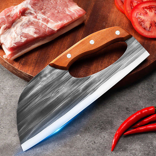 🔪 Wielofunkcyjny, oszczędzający siłę nóż kuchenny ze stali nierdzewnej 🍖