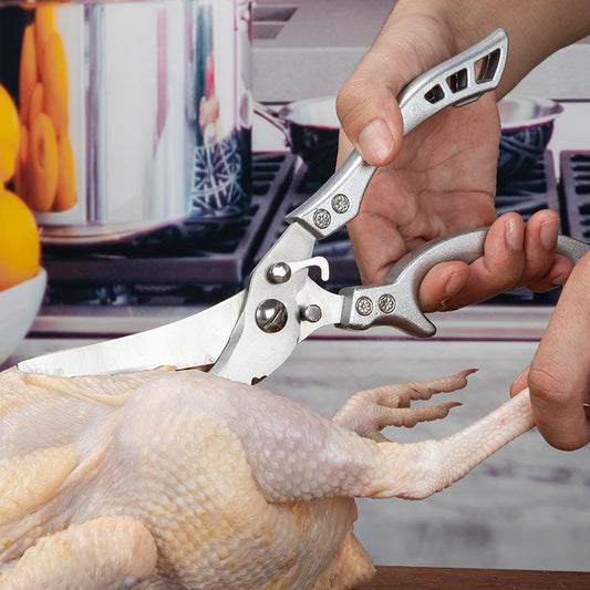 ✂️Wytrzymałe nożyczki ze stali nierdzewnej do cięcia kości🍗