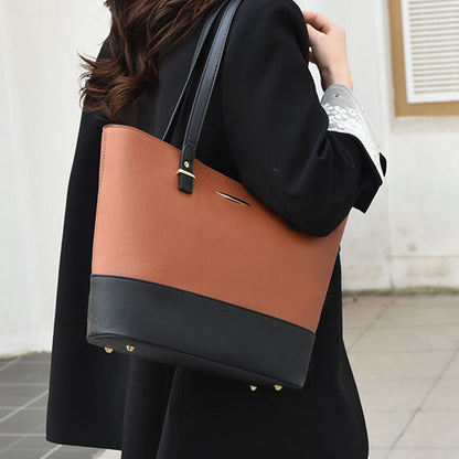 Zestaw toreb typu tote 4 w 1 w kontrastowych kolorach