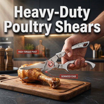 🍗Wielofunkcyjne, wytrzymałe nożyczki kuchenne✂️