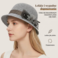🌸Letni kapelusz damski z plecionymi kwiatami, składany👒
