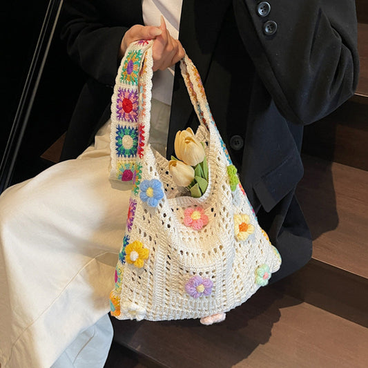 🌸Szydełkowa damska torba na ramię w stylu etnicznym
