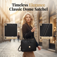 💖👜Klasyczna, elegancka damska torebka z zaokrąglonym dnem