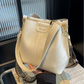 👜✨Damska torebka typu bucket w stylu retro o dużej pojemności, noszona na ramię