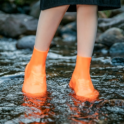 Grube wodoodporne nakładki na buty – odporne na ścieranie i idealne na deszczowe dni! ☔👟